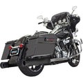 Bassani Xhaust DNT Straight Can Mufflers for Select 1995-2016 Harley-Davidson Touring Models - Black - 1F7DNT5B