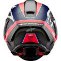 Alpinestars Supertech R10 Team Motorcycle Helmet - Matte Black/Carbon Red Fluo/Blue - 0101-16984