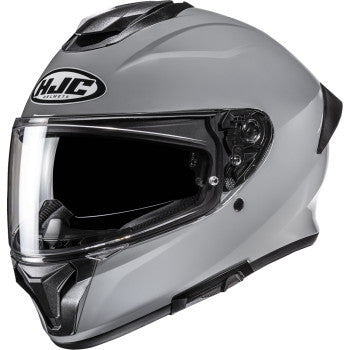 HJC C71 Solid Motorcycle Helmet - N Gray - 0101-19657