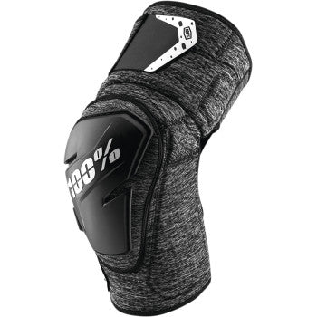 100% Fortis Knee Guards - Heather Gray/Black - 70007-00003
