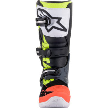 Alpinestars Youth Tech 7S Boots - Black/Gray/Red/White/Yellow - 2015017-9058