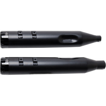 S&S Cycle 4-1/2" MK45 Performance Mufflers for Select Harley-Davidson Street Glide / Road Glide / Touring Models - Black Thruster - 550-0666