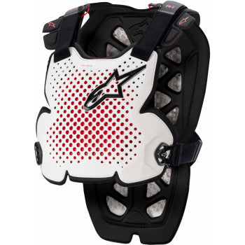 Alpinestars A-1 Pro Chest Guard - White/Black/Red - XL/2XL - 2701-1150