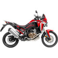 Leovince LV-12 R Slip-On Muffler for 2020-2022 Honda CRF1100L Africa Twin / Adventure Sports ES - Stainless Steel - 15311U