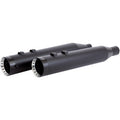 Khrome Werks 4-1/2" HP-Plus Slip-On Mufflers for Select Harley-Davidson Street Glide / Road Glide / Touring Models - Black Turbine Tip - 202870