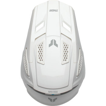 Thor Fleet Whiteout Motorcycle Helmet - Gloss White - 0110-9396