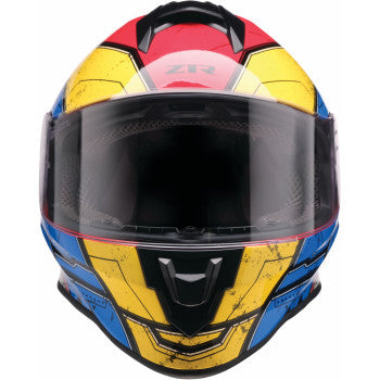 Z1R Youth Warrant 2.0 Helmet - Sentinel - Blue/Yellow