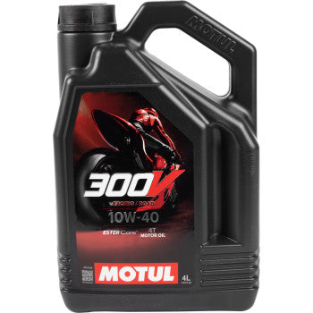 Motul 300V Synthetic Ester Oil - 10W-40 - 4L - 104121