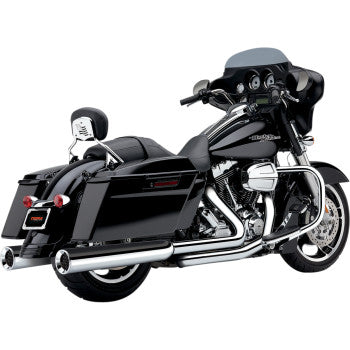 Cobra Powr-Flo Slip-On Mufflers for Select 1995-2016 Harley-Davidson Touring Models - Chrome - 6215