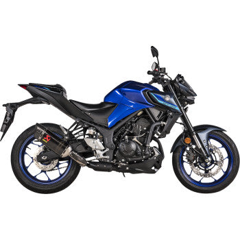 Akrapovic Carbon Fiber Slip-On Muffler for 2022-2025 Yamaha YZF-R3 / MT-03 - S-Y3SO5-HAPC