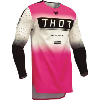 Thor Sportmode Geo Jersey - Vintage White/Pink