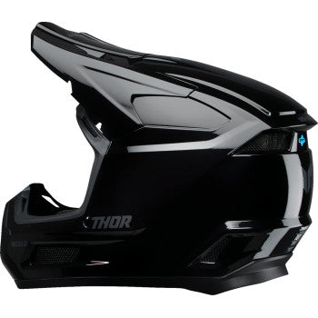 Thor Youth Fleet Helmet - Blackout - Gloss Black