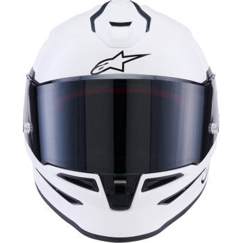 Alpinestars Supertech R7 22.06 Solid Motorcycle Helmet - Gloss White - 0101-19015