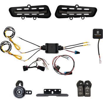 Can-Am Defender HD11 RAVEK Turn Signal Kit – GEN3 Speakeasy™ - Rocker Turn Signal Kit - Gen3 Speakeasy™ - Defender HD11 - Rockers- 2020-2394 65-2000SR