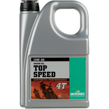Motorex Top Speed Synthetic 4T Engine Oil - 15W-50 - 4L - 304975
