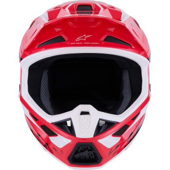 Alpinestars SM7 Deed Motorcycle Helmet - Gloss Red/Black/White - 0110-9292
