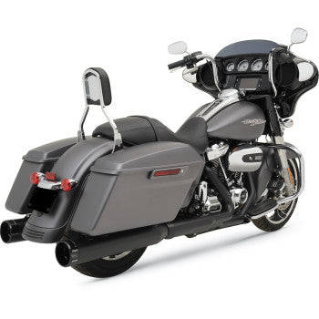 Khrome Werks 4-1/2" HP-Plus Slip-On Mufflers for Select Harley-Davidson Street Glide / Road Glide / Touring Models - Black Klassic Tip - 202825