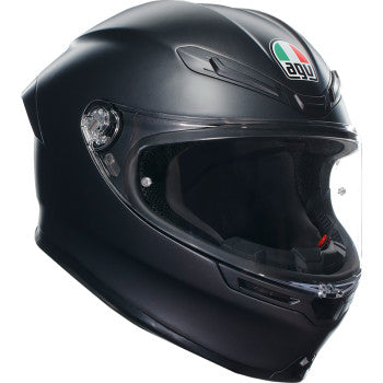 AGV K6 S Motorcycle Helmet - Matte Black - 0101-18666