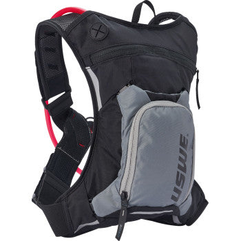 Uswe Moto Hydration Pack - 3L - Carbon Black/Gray - 2033401