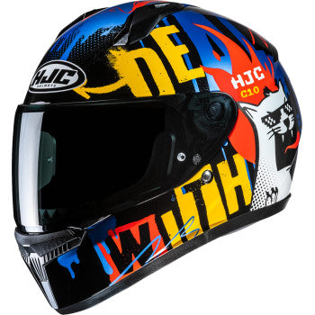 HJC C10 FOP Motorcycle Helmet - MC23 - 0101-19510