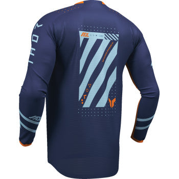 Thor Youth Launchmode Futura Jersey - Navy/Orange