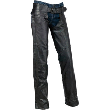 Z1R Women's Sabot Chaps - Black