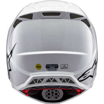 Alpinestars Supertech M10 Solid MIPS Motorcycle Helmet - Gloss White - 0110-8579