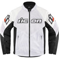 Icon Mesh AF™ Leather Jacket - White