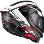 Alpinestars Supertech R7 A-Core 22.06 Motorcycle Helmet - Gloss Black/White/Red - 0101-19030