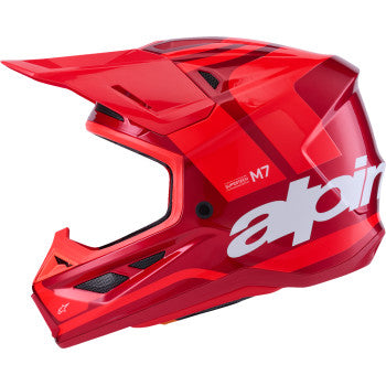 Alpinestars SM7 Core Motorcycle Helmet - Gloss Red - 0110-9274