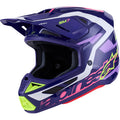 Alpinestars SM7 Deed Motorcycle Helmet - Gloss Purple/Pink - 0110-9300