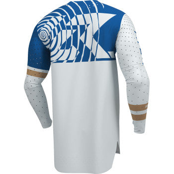 Thor Sportmode Mind Control Jersey - Light Gray/Blue