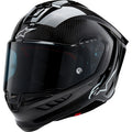 Alpinestars Supertech R10 Solid Motorcycle Helmet - Carbon Black - 0101-17035