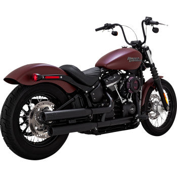 Vance & Hines Eliminator 300 Slip-On Mufflers for Select Harley-Davidson Softail Models - Black - 46312