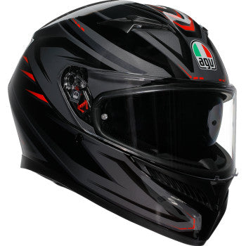 AGV K3 Syth Motorcycle Helmet - Black/Red