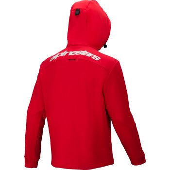 Alpinestars Racer MX Fleece Hoodie - Bright Red - 3800125-3010-L