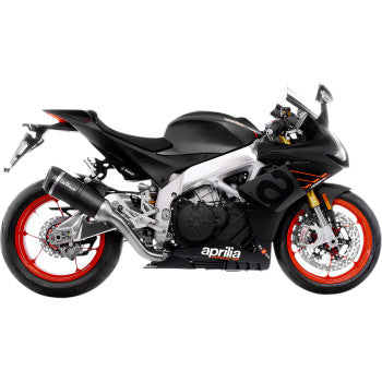 Leovince Factory S Slip-On Muffler for Select Aprilia Tuono V4 / RSV4 Models - Carbon Fiber - 14309SU