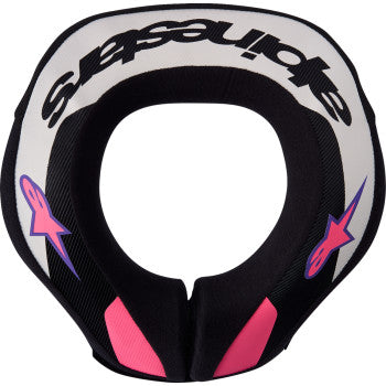 Alpinestars Youth Sequence Neck Roll - Black/Light Gray/Purple - 6741018-1568