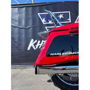 Khrome Werks 4-1/2" HP-Plus Slip-On Mufflers for Select Harley-Davidson Street Glide / Road Glide / Touring Models - Chrome Tracer Tip - 202735