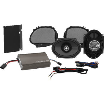 Hogtunes Speaker/Amplifier Kit - 225 W - '98-'13 FLTR - 225 RG57 KIT-XL