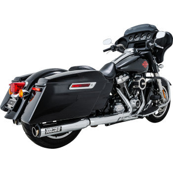 Vance & Hines Supersport Slip-On Mufflers for Select Harley-Davidson Street Glide / Road Glide / Touring Models - Chrome - 16721