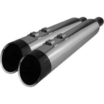 Khrome Werks 4-1/2" HP-Plus Slip-On Mufflers for Select Harley-Davidson Touring / Tri Glide / Freewheeler Models - Chrome Edge Tip - 202685