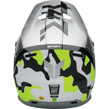 Thor Reflex Sport Riot MIPS Motorcycle Helmet - Gray/Acid - 0110-8770