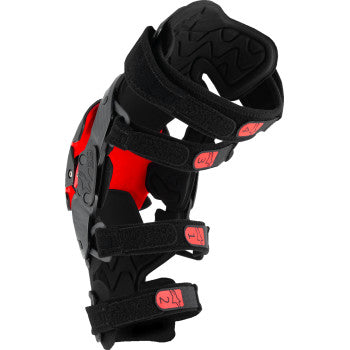 Alpinestars RK-1 Plasma Knee Braces - L/XL - Black/Red - 6501725-13-LXL