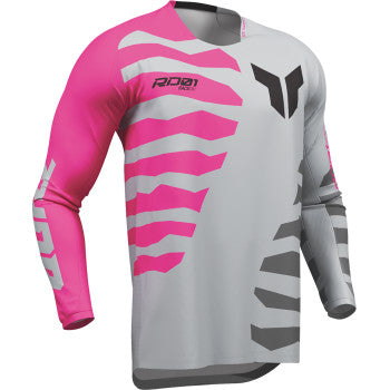 Thor Launchmode Shredder Jersey - Gray/Fuchsia