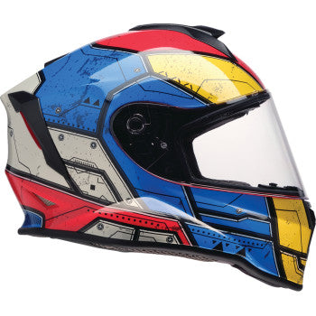 Z1R Youth Warrant 2.0 Helmet - Sentinel - Blue/Yellow