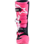Alpinestars Youth Tech 7S Boots - Fluorescent Pink/Black/White - 2015017-3187-7
