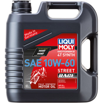 Liqui Moly Street Race Synthetic 4T Oil - 10W-60 - 4L - 20072