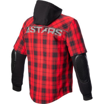 Alpinestars MO.ST.EQ Tartan Jacket - Red/Black - 4300424-3136