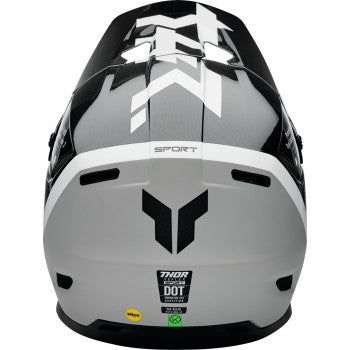 Thor Reflex Sport Riot MIPS Motorcycle Helmet - Black/White - 0110-8776